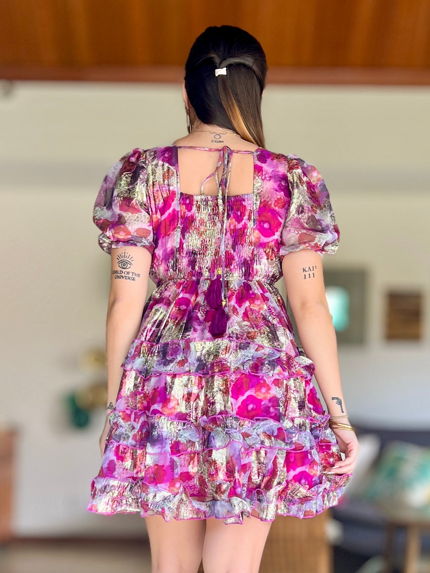 Sophia shimmer dress