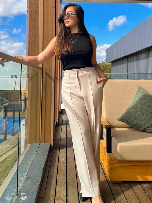 Beige boss pants