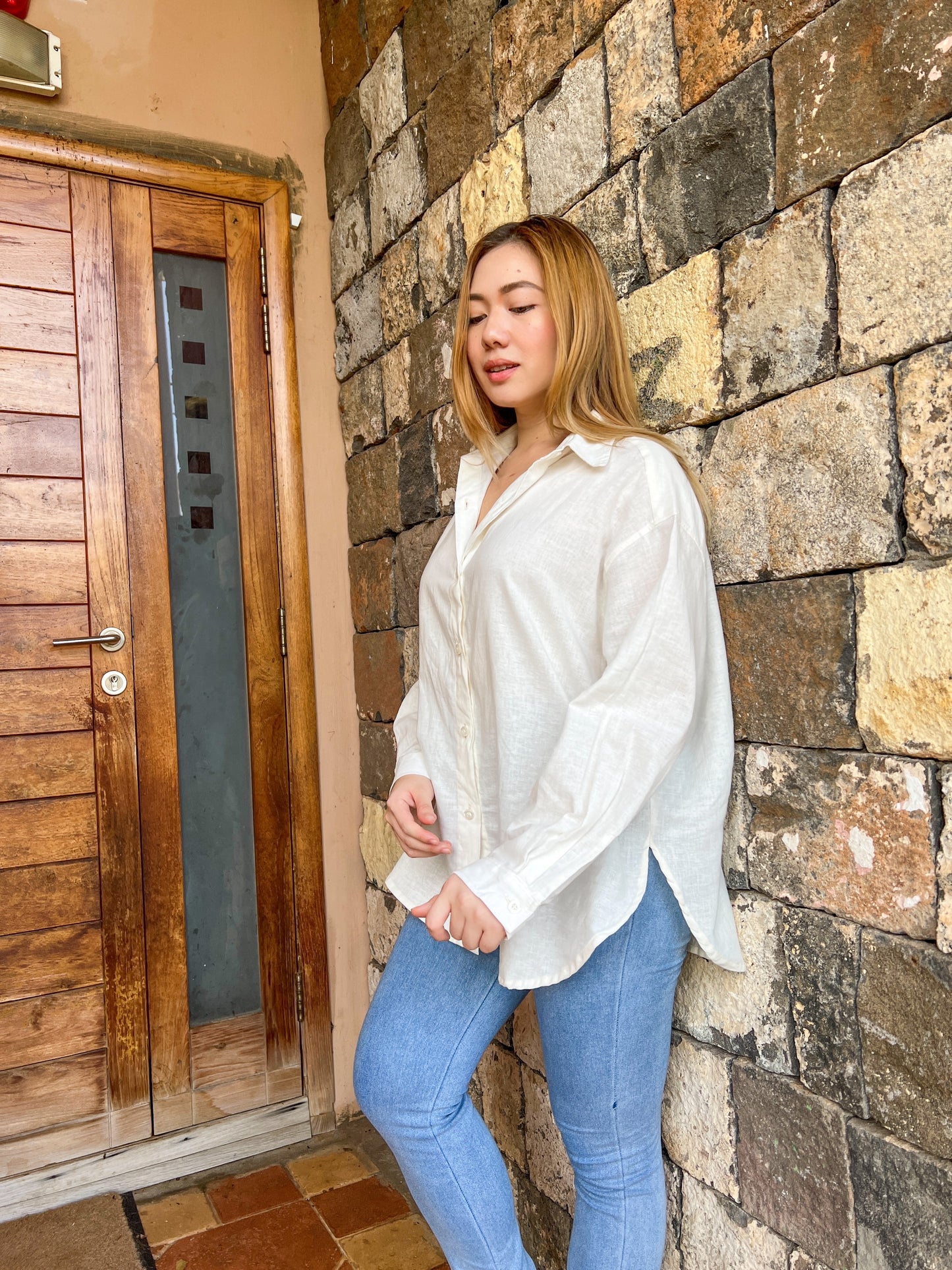 Linen oversized shirt