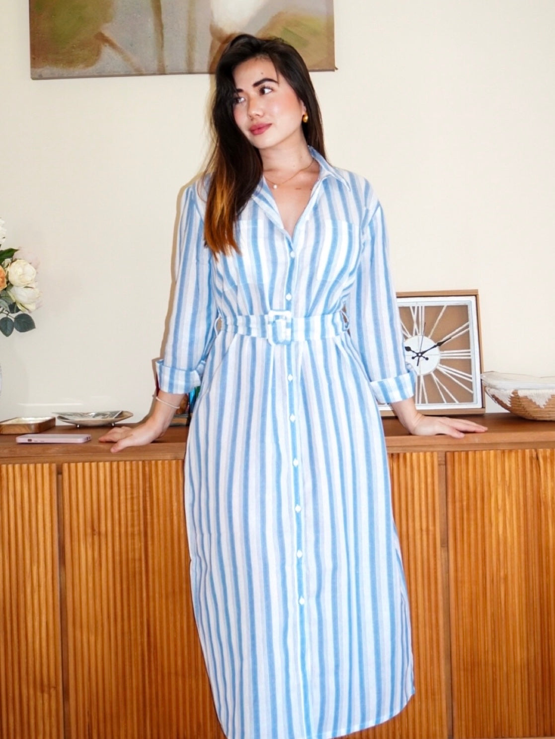 Celia linen dress