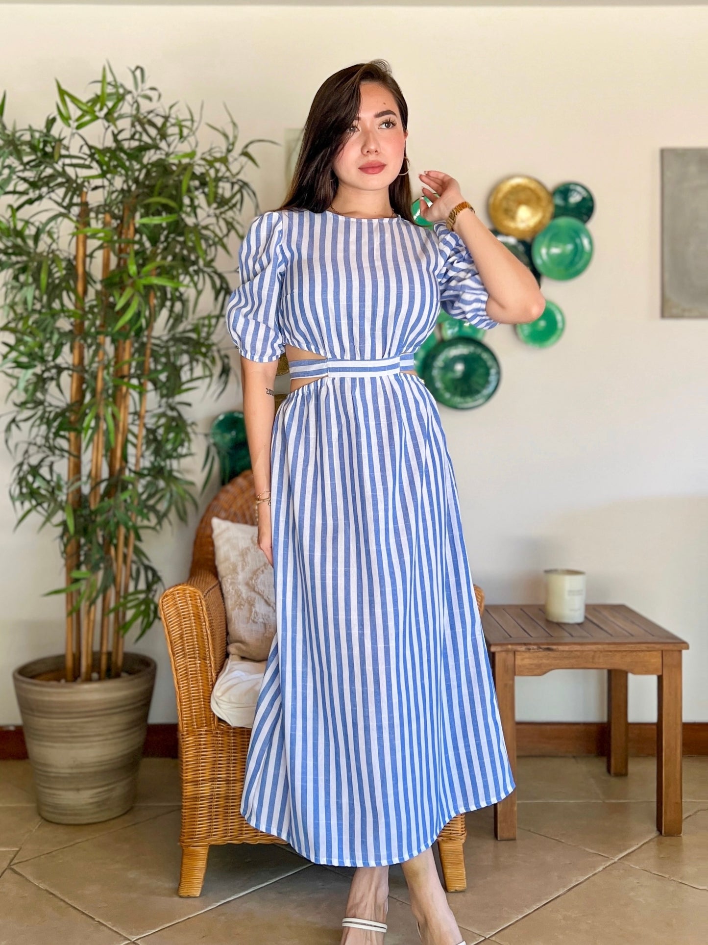 Linen clara dress