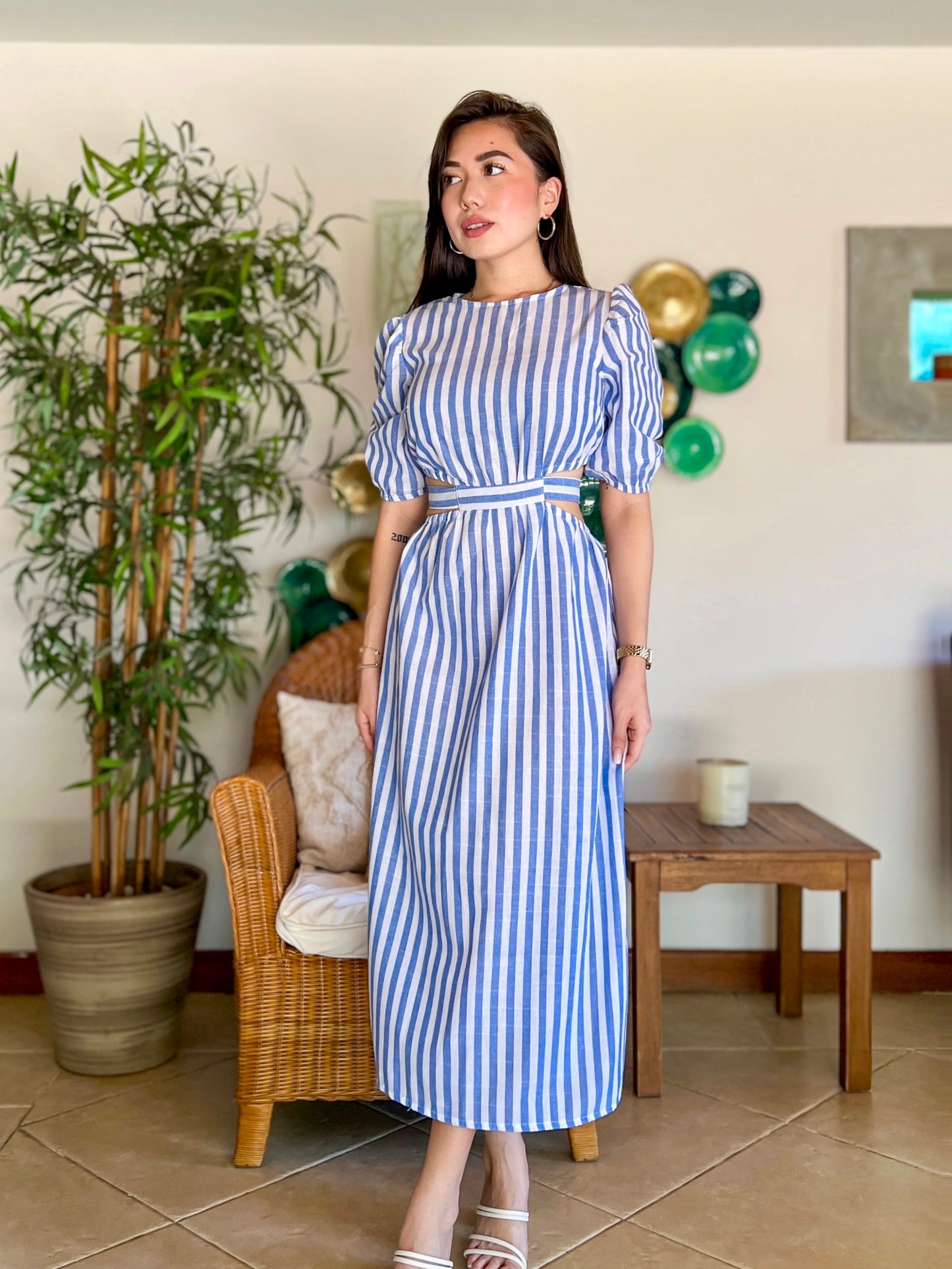 Linen clara dress