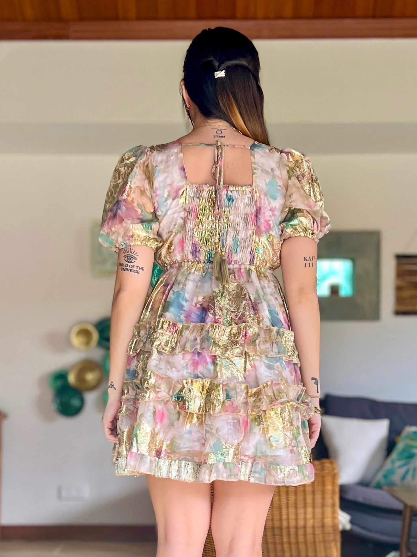 Sophia shimmer dress