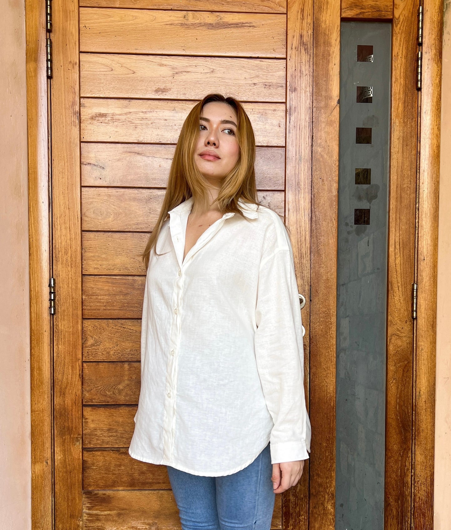 Linen oversized shirt